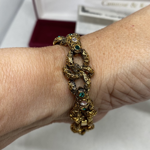 Stunning vintage Camrose & Kross JBK snake bracelet - Picture 3 of 16